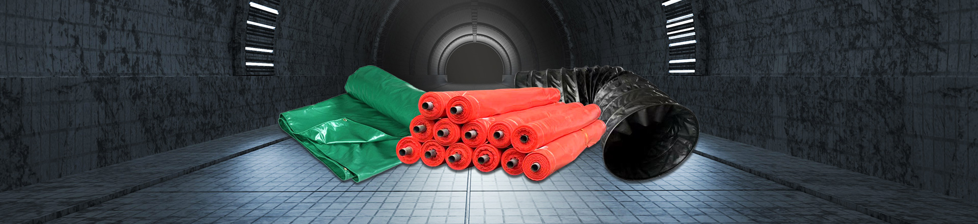 矿用风筒布 矿用风筒布